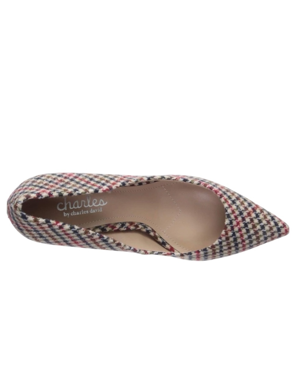 Charles By Charles David Multicolor Houndstooth Pointed-Toe Pumps Size 6 -- WORK - Picture 5 of 11